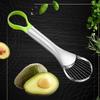 2 in 1 Stainless Steel Avocado Cutter Slicer Peeler and Avocado Pit Remover Cutting Thin Slices Avocados Tool Fruit Cutter