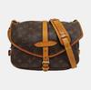 [Pre-Owned] Monogram Saumur 30 Iconic Classic Logo Print Adjustable Shoulder Strap Canvas And Leather Messenger Bag - Fair #9WBDKH