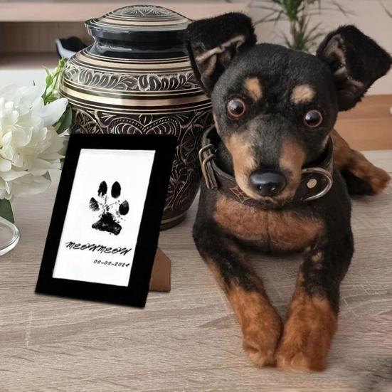 Inkless Paw Print Kit Clean Touch Ink Pads And Imprint Cards No Mess Paw Print Impression Set for Dogs Cats Nose Print Footprint Keepsake