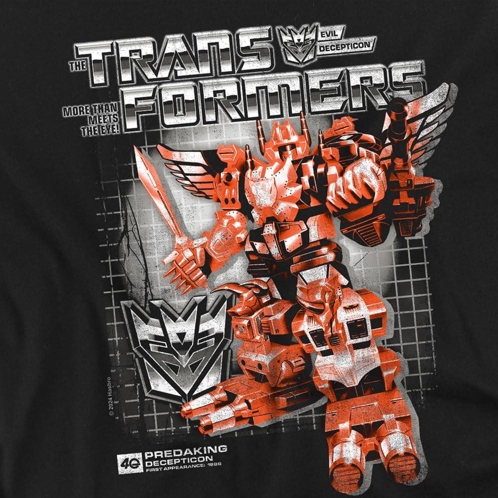 Transformers Mens Predaking Box 40th T-Shirt