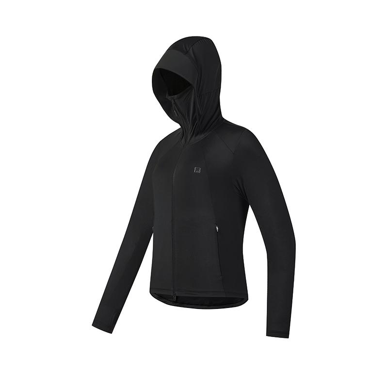 Fila Фитнес Мода Удобная Простая Спортивная Тренировочная Приталенная Вязаная Куртка с Капюшоном Женская Куртки Черная A51W621501FBK