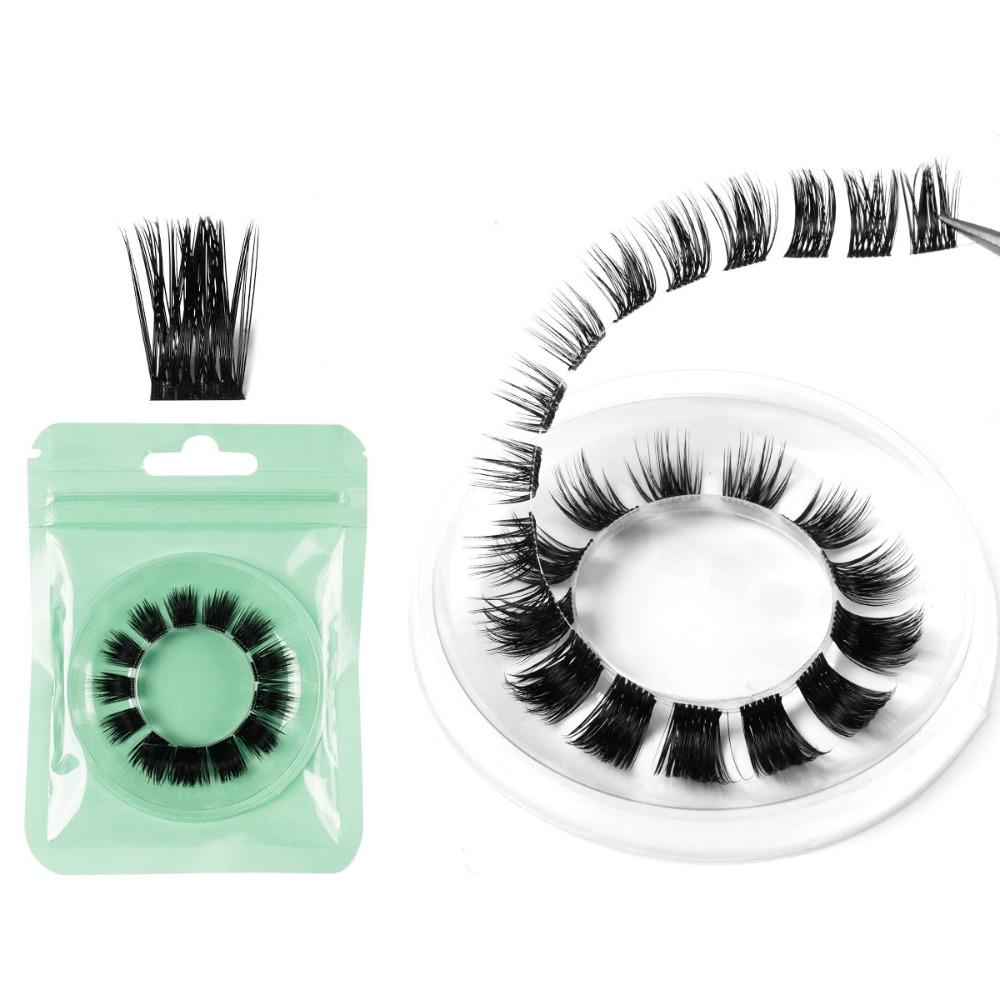 Mink-like Hair Fluffy False Eyelashes Eye Elongated 3D Eye Lashes Segmented Eye Eyelashes Ladies