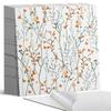 Decorative Vinyl Self-Adhesive Tiles With Print Floral Pattern on Background 20x20x20 cm