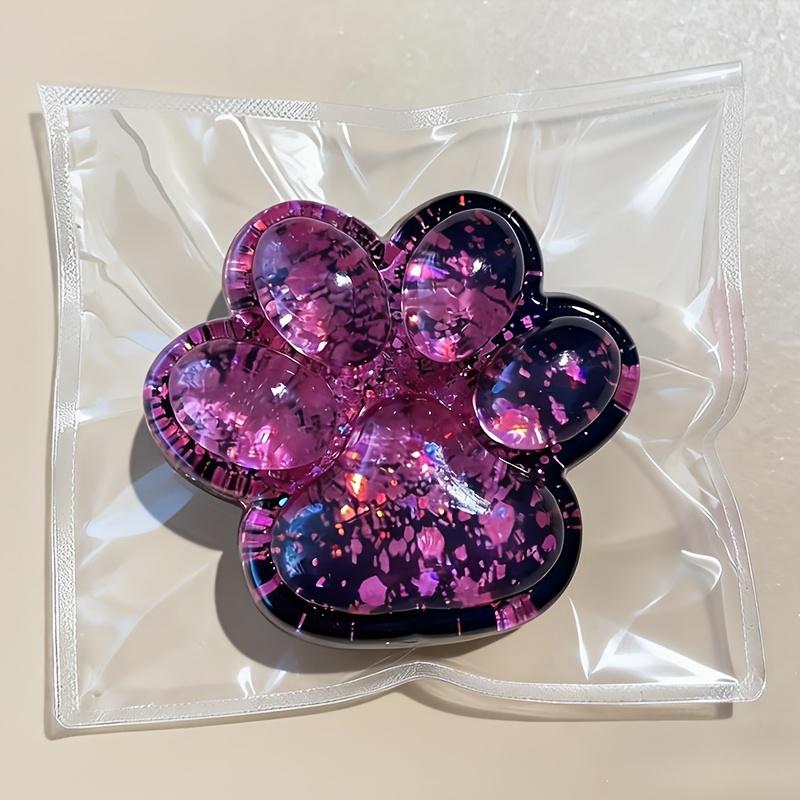 1pc Cosmic Star System Cat Compression Toy - Glittering Sequined Cat Claw Toy, Dazzling Starry Cat Claws, Soft and Slow