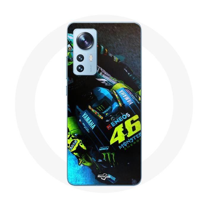 Чехол для Xiaomi Mi 12/12X гонщик Valentino Rossi Moto GP