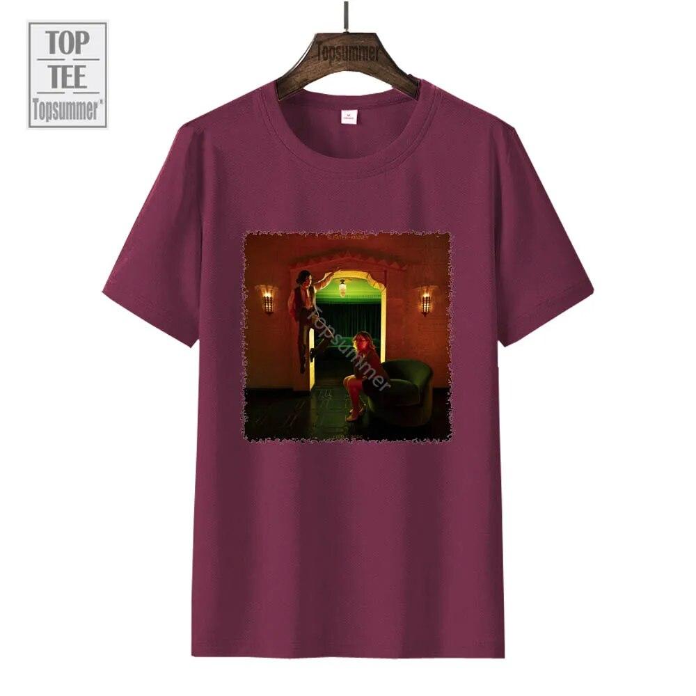 Футболка Little Rope Album, футболка Sleater-Kinney Tour, унисекс, летняя уличная одежда, футболки с графическим принтом, женские хлопковые топы