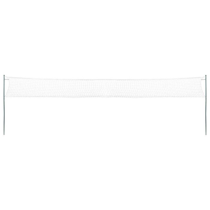 Set de badminton avec 4 raquettes et filet 620x151 cm