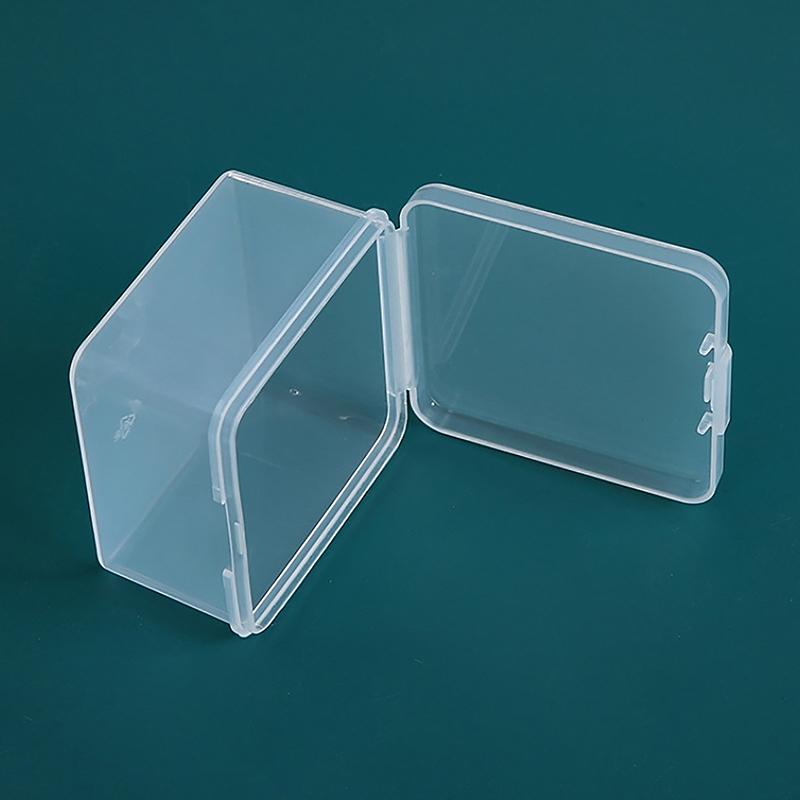 Transparent Storage Box Square Small Items Case Packing Boxes Jewelry Beads Container Sundries Organizer Fishing Tools