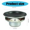 2Pcs 45mm 4Ohm 8W Portable Speakers 1.7inch 16 Cores Small Full Ranges Rubber Side Inner Magnetic Speaker Replacement