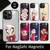 Чехол для телефона H-Hazbin C-Charlie для iPhone17,16,15,14,13,12,11 Plus,Pro Магнитный с беспроводной зарядкой Magsafe