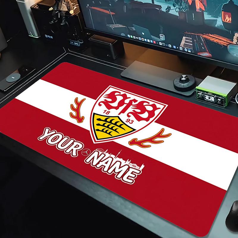 VfB Stuttgart Print  Cushion Non-slip Laptop Tablet Big Mousepad XXL Mat Mini PC Playmat With Lock edge