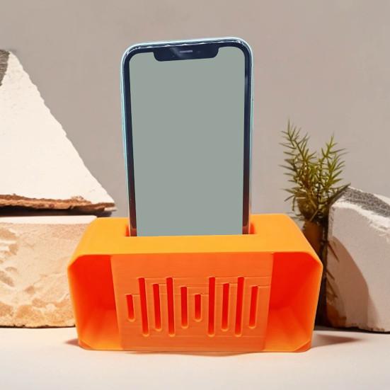 Phone Amplifier Passive Speaker 3D Printed Phone Stand Portable Phone Amp No Charging Required Phone Sound Enhancer for Mobile Phone Cell Phone