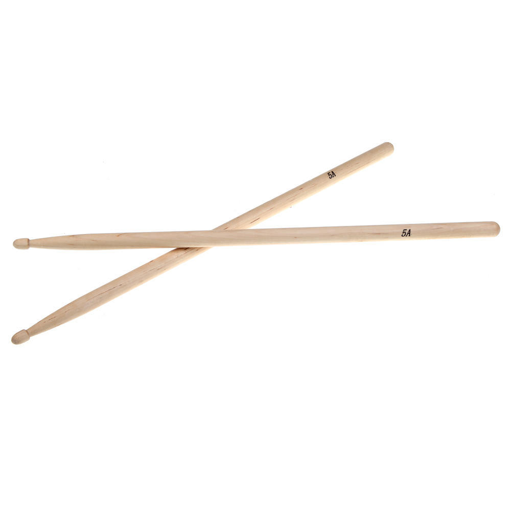 Пара барабанных палочек из кленового дерева 5А для легкой профессиональной ударной установки