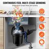 Garbage Disposal 1.25 HP Continuous Food Waste Disposer 4060RPM EZ Connect