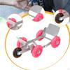 Motorcycle Wheel Dolly Roller Foldable High Carbon Steel Motorbike Moving Tool Portable Tire Skate