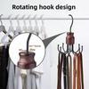 Rotating Top Hook Rotating Storage Hanger 8 Hook Closet Organizer Multi-Claw Bag Hook  Home Storage