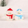Творческая мода Рождественский снеговик Санта Миниатюрные фигурки Милые мультяшные микроукрашения Украшения для дома своими руками Аксессуары Подарки