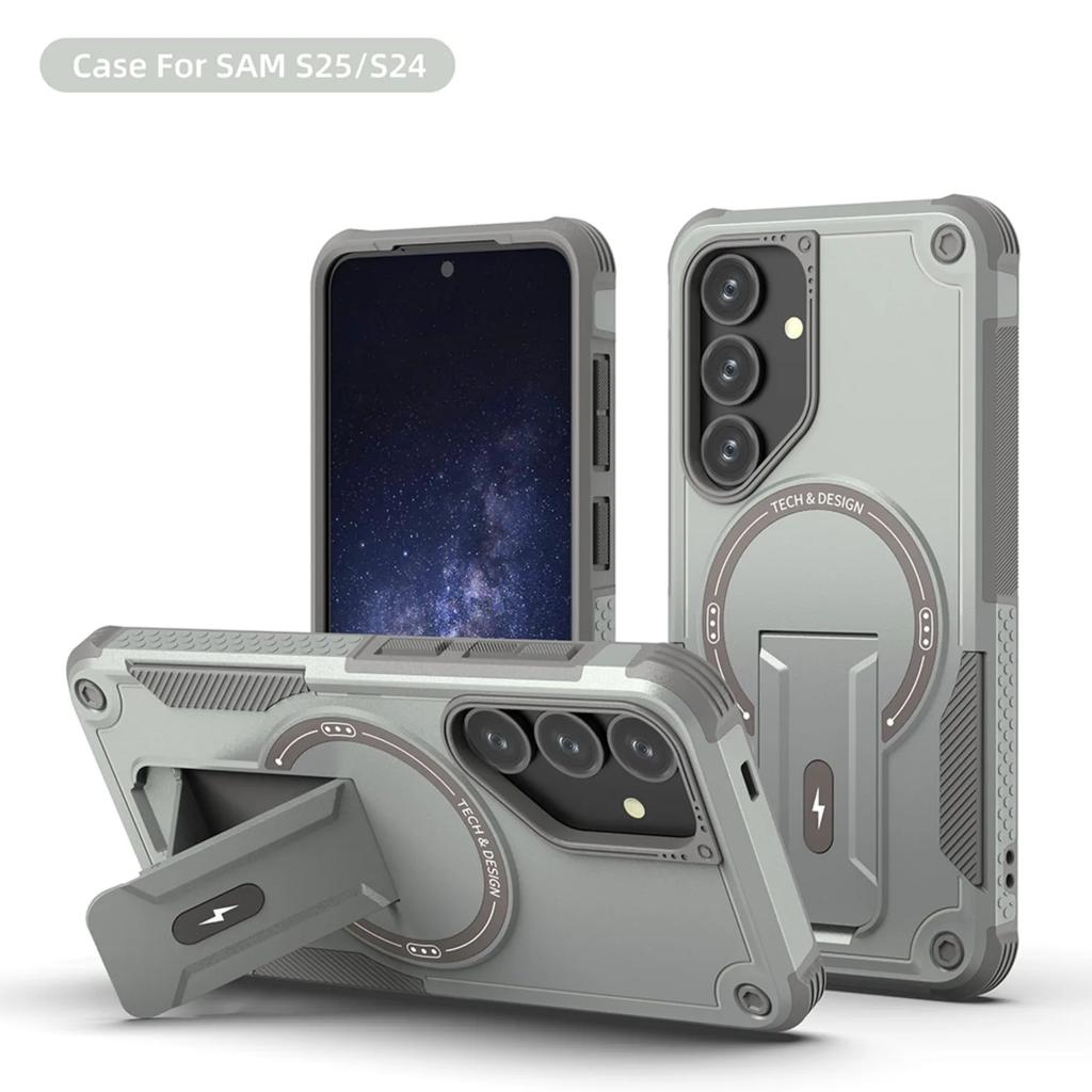 Чехол для Samsung Galaxy A56 A26 A26 A16 A06 A55 A35 A15 A54 A14 A05 5G 4G Магнитный Беспроводная зарядка С держателем Противоударный чехол