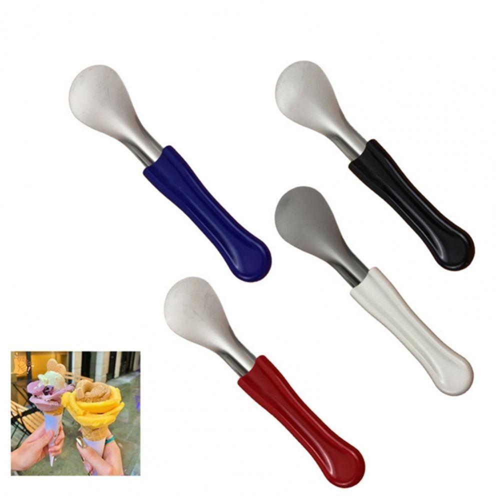Ergonomic Handle Ice Cream Scoop 304 Stainless Steel Cream Dipper Cake Decorating