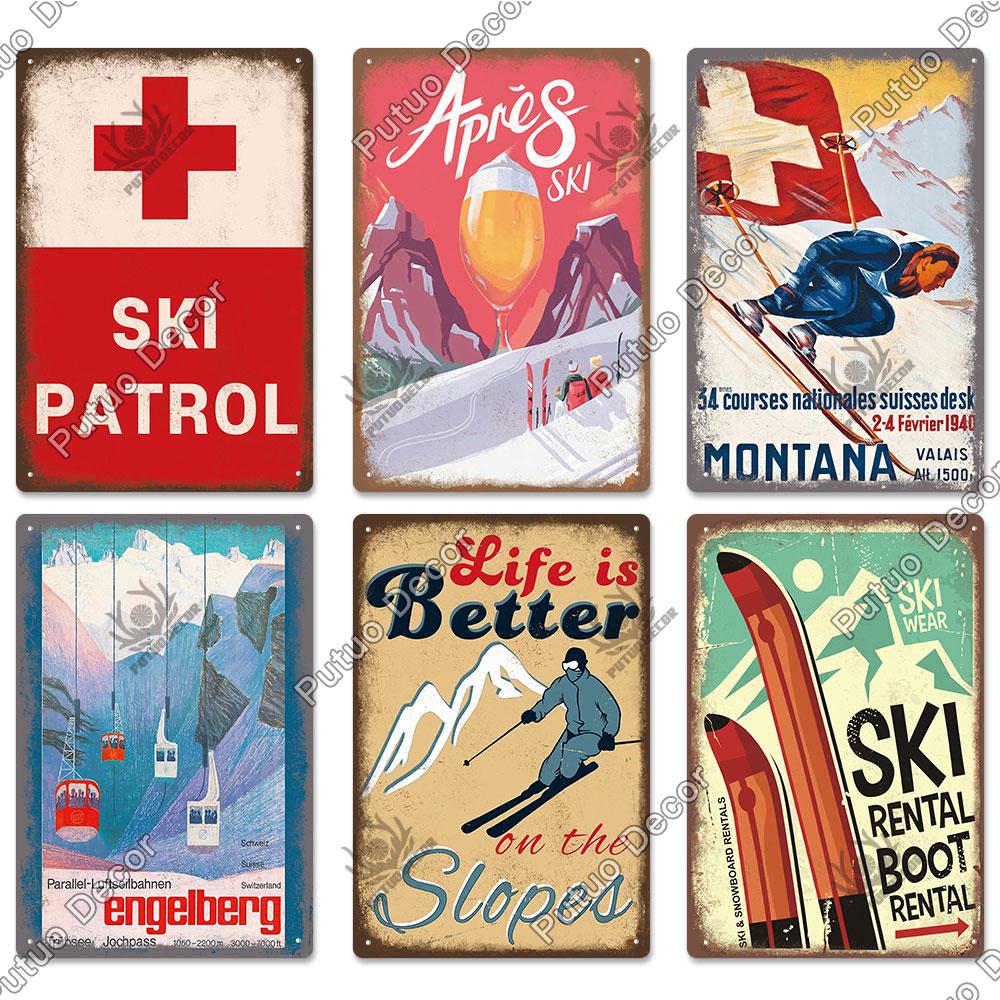 Decor Fun Animal Vintage Tin Sign Plaque Metal Plate Wall Art Decor for Living Room Man Cave Cafe Farmhouse Retro Poster