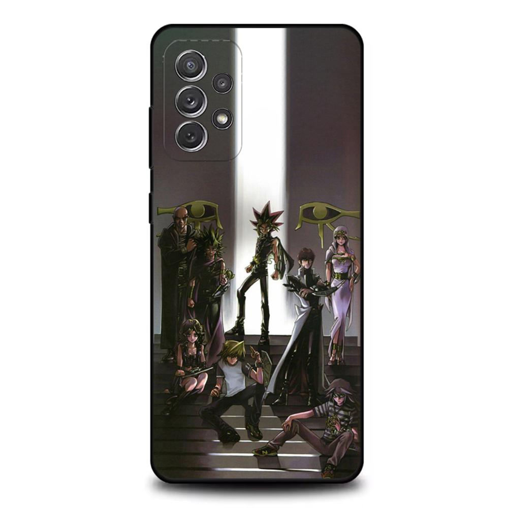 Yu-Gi-Oh Anime Phone Case For Samsung S25,S24,S21,S22,S23,S30,Ultra,S20,Plus,Fe,Lite,Note,10,9,5G Black Cover