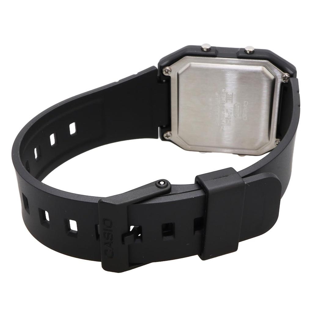 Casio Стандартные аналогово-цифровые часы унисекс LF-20W-1A Black Overseas Model [Параллельный импорт]