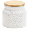 Aito Seisakusho "Lien" Canister Storage Container with Lid, Approx. 10cm, White, Mino Ware, Product Number 267923