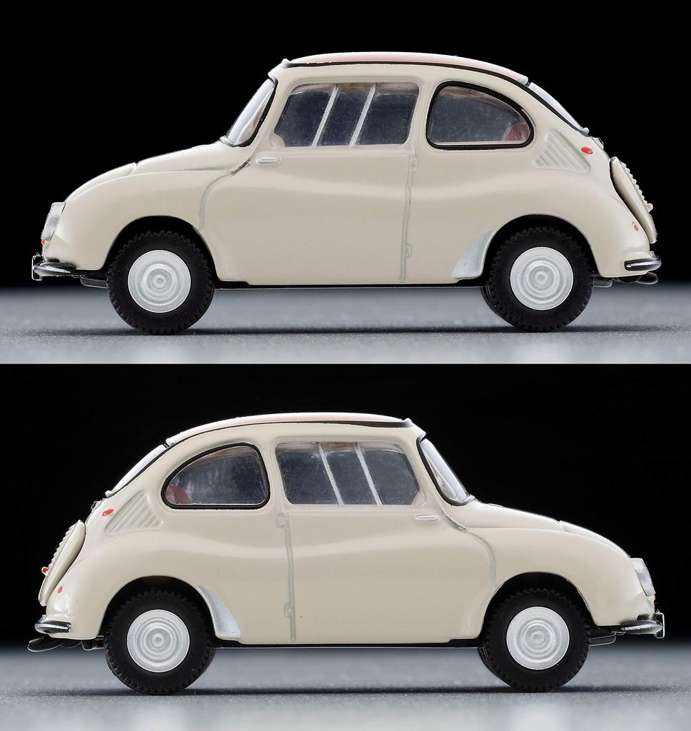 Tomica Limited Vintage Neo 1/64 scale model TLV-173a Subaru 360 (1959 model) SUBARU 60th Anniversary Beige (Finished Product)