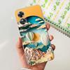 Красивый чехол с принтом для OPPO A17 (CPH2477) Мягкая силиконовая ТПУ задняя крышка для чехлов телефона Oppo A17 A 17 4G