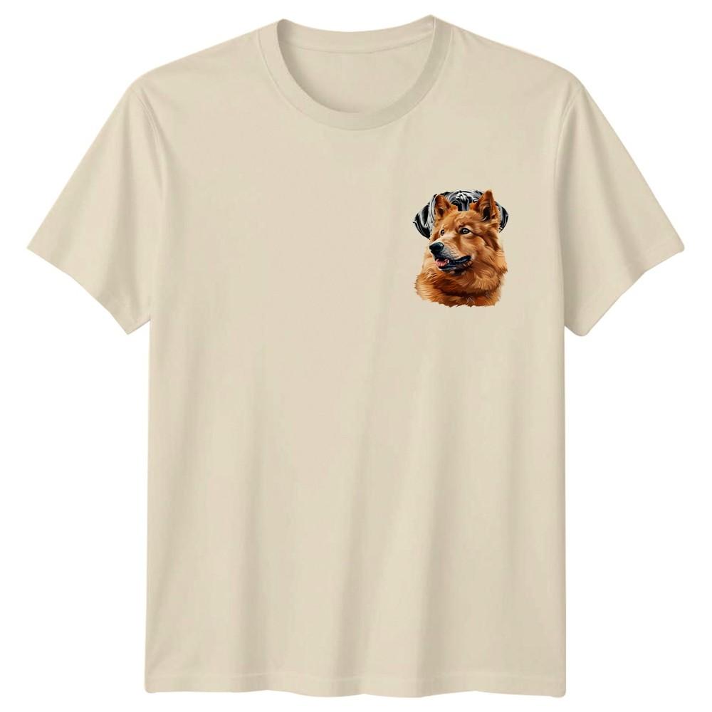 Spitz Dog Portrait Animals Unisexs TShirt Unisexs Tee Graphic Unisex Top