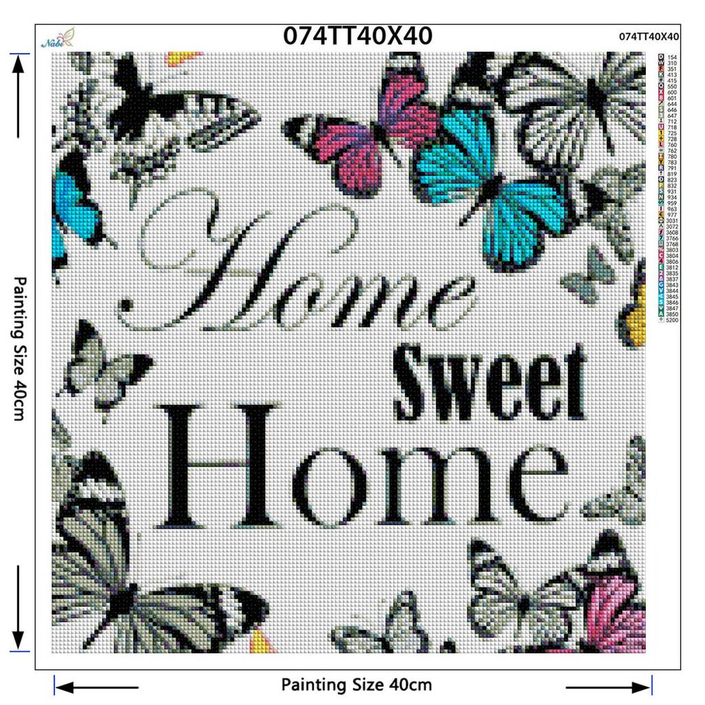 DIY Diamond Sweet Home, бабочки, подарки, алмазные картины, наборы для вышивки крестом