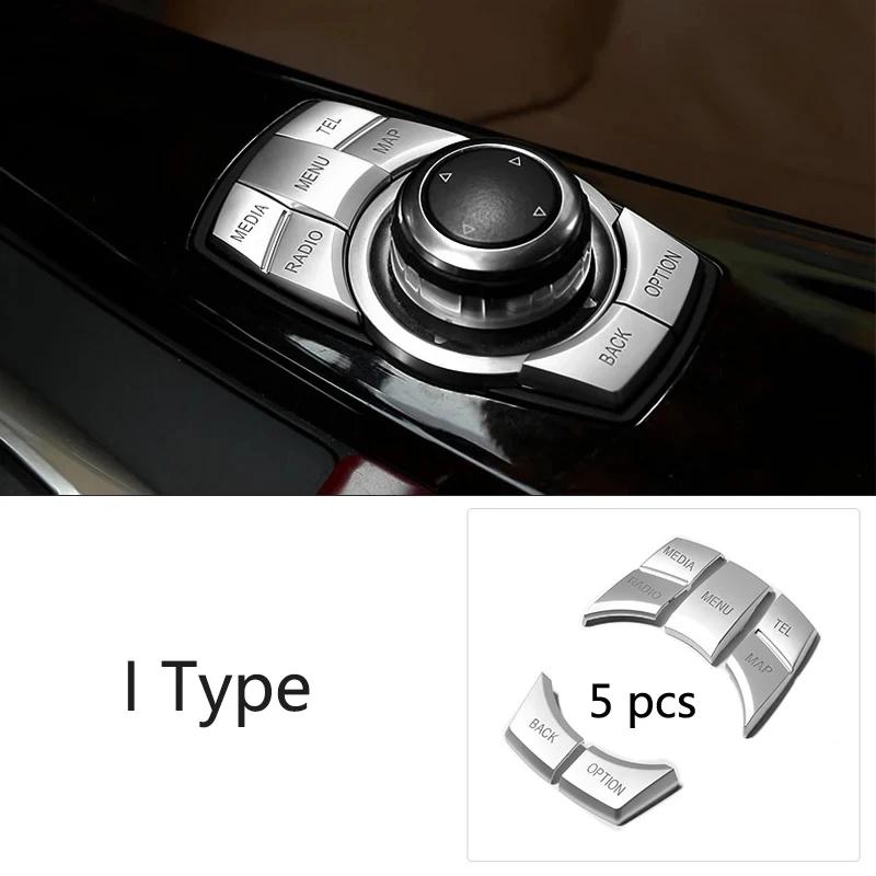 Chrome Door Window Glass Lifter Switch Button Cover Trim Decal Car Styling For BMW 1 3 4 Series F20 F21 F22 F23 F30 F31 F34 F36