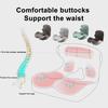 Seat Cushion for Long Sitting Hours Memory Foam Buttocks Cushion with Back Support Ergonomic Sciatica Relief Cushion for Office Chair Home Travel