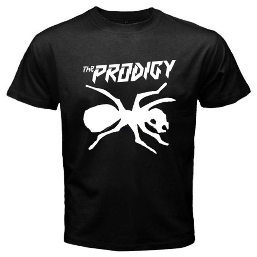 Мужская повседневная футболка The Prodigy Электронная музыка Футболка Модная Повседневная С коротким рукавом Мужские топы Летние Оверсайз футболки Рубашка...