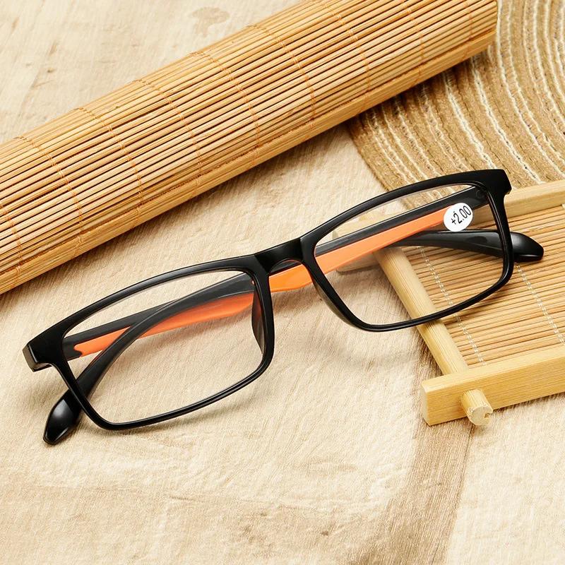 TR90 Ultra-Light Reading Glasses for Women Men HD Lens Presbyopia Eyewear Diopter +1.0 to 4.0 Clear Frame