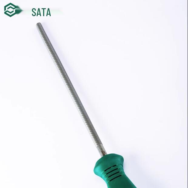 Круглые стальные напильники SATA - Средний насечка, от 6 до 12 дюймов (03971-03974)