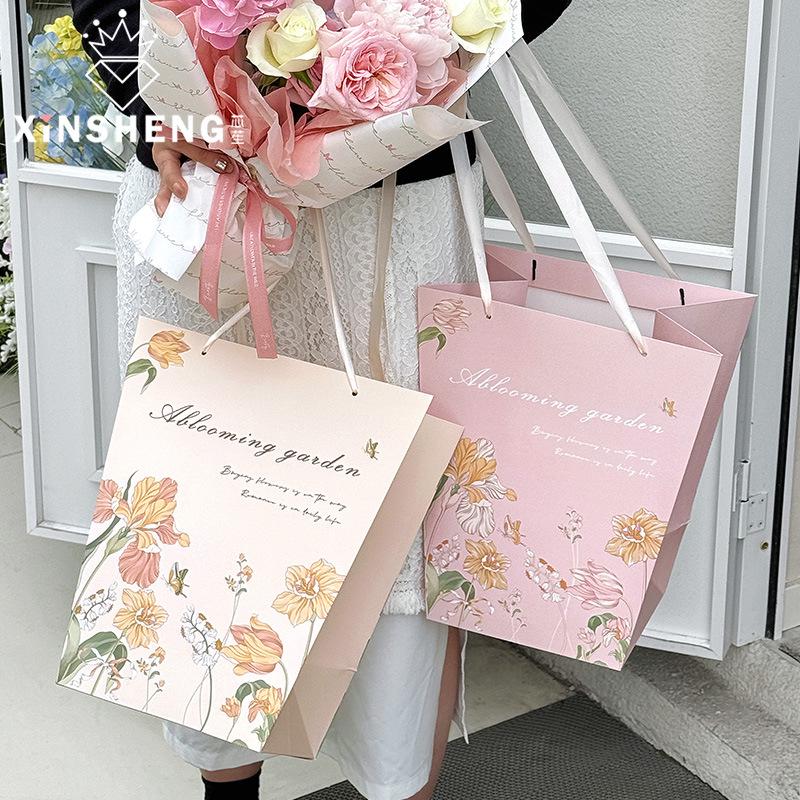 Xin Sheng Floral Bouquet Handbag Gift Box DIY Set