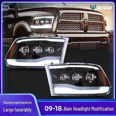 VLAND Светодиодная фара в сборе для Dodge Ram 1500/2500/3500 с дневными ходовыми огнями