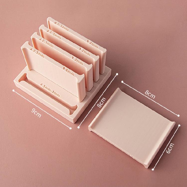 Ergonomic Polymer Clay Flattening Device With Interchangeable Height Settings Ideal For Crafters Designing Unique Clay Accessories