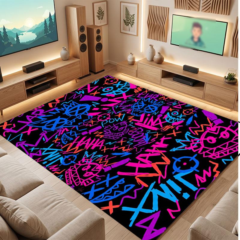 Arcane Rug Soft Thick Non Slip Floor Carpet for Bedroom Living Room Home Decor