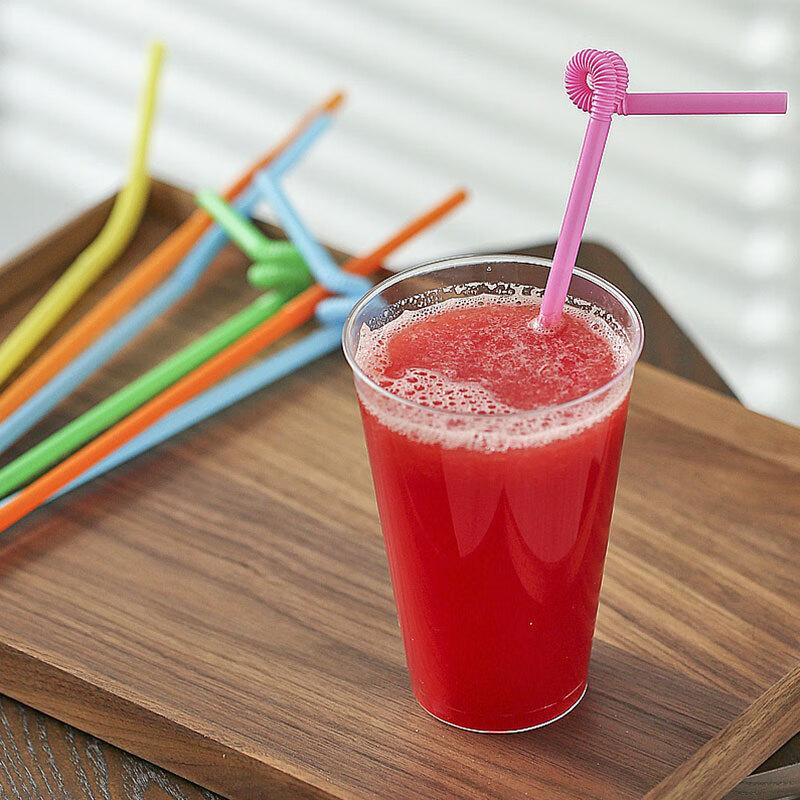 Yekee Disposable Multi-Functional Straws, Hygienic Art Straws, 50-Pack Y-9913