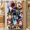 Beach TowelMy Hero Academia Custom Name Text Personalized Soft Towel for Beach Pool Indoor Home Decor Gift