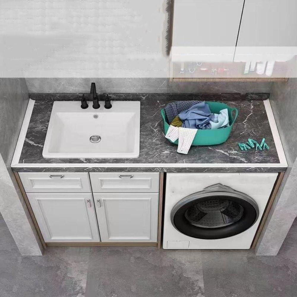 Black/White Water Stopper Strip Self-Adhesive Floor Retaining Barrier Shower