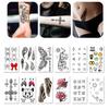 1 Sheet Waterproof Flower Animal Bowknot Temporary Tattoo Sticker Body Art