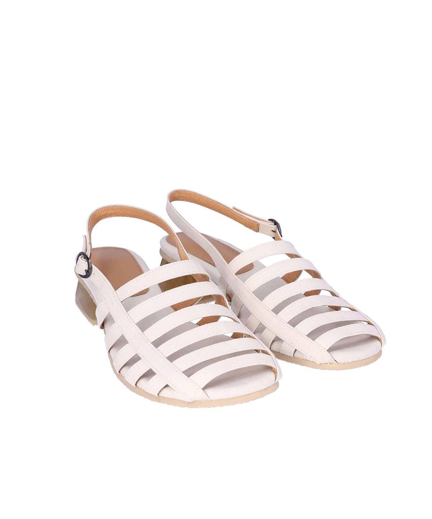 Nuosmiq Grid Slingback Sandals (Aramid Ivory)