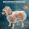 Outdoor Transparent Waterproof PVC Dog Rain Coat Pet Rain Suit Puppy Jacket