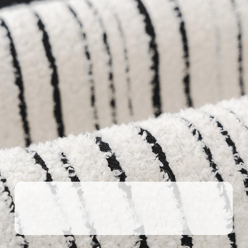 Nordic High-Grade Sofa Cushion Non-Slip Lockstitch Sofa Slipcover Suit Thick Stain-Resistant Striped Cushion