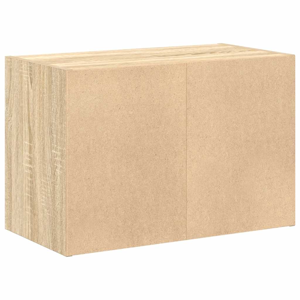Cabinet with 2 Drawers Sonoma Oak Finish 60 x 31 x 40 cm Particleboard