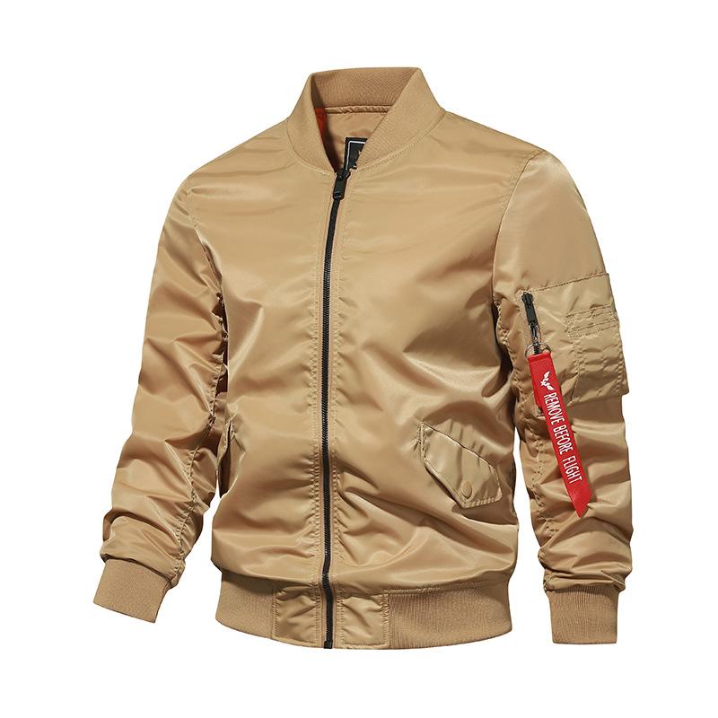 Autumn and Winter Outerwear Bomber Jacket Men's Flight Jacket