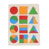 Wooden Geometric Shape Board Preschool Learning Educational Game Toys for Children Toddler3 Types